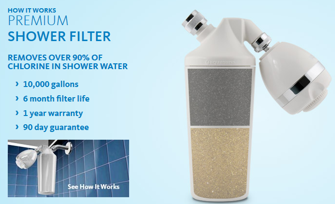 aquasana chlorine shower filter